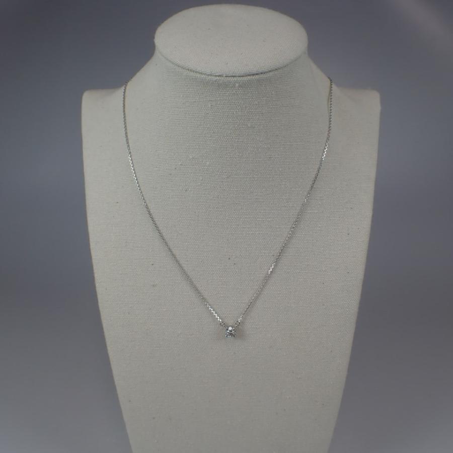4℃（ヨンドシー） Pt850 ダイヤモンド ペンダント ネックレス プラチナ