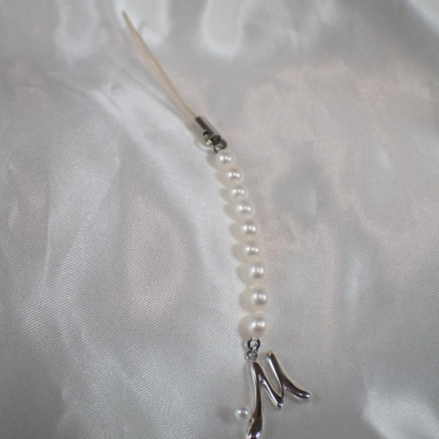 TASAKI 携帯ストラップ チャーム イニシャル『M』シルバー : Pawn Shop  