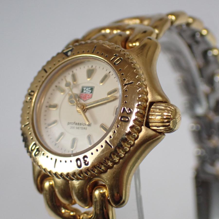 TAG HEUER タグホイヤー 腕時計 WG1430-0 セルシリーズ プロフェッショナル 200M　文字盤ライトベージュ レディース　中古｜cdzuu88201｜02