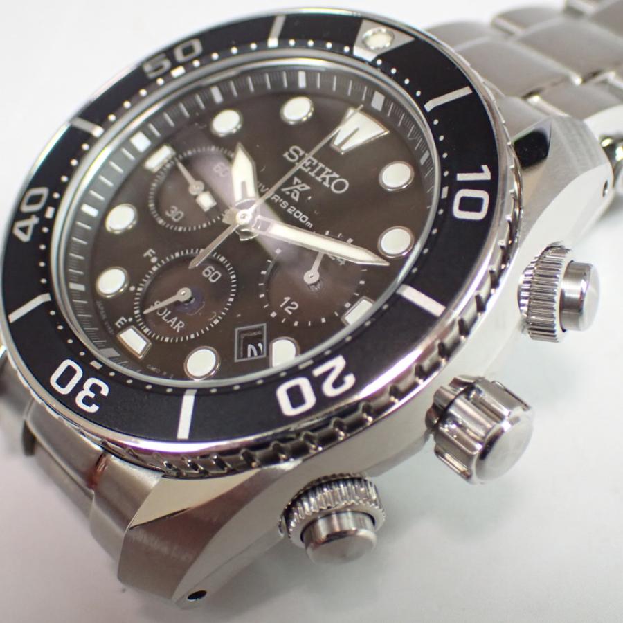 SEIKO PROSPEX セイコー プロスペックス Diver Scuba ダイバースキューバ メンズ 腕時計　ソーラークロノグラフ SBDL061｜cdzuu88201｜08