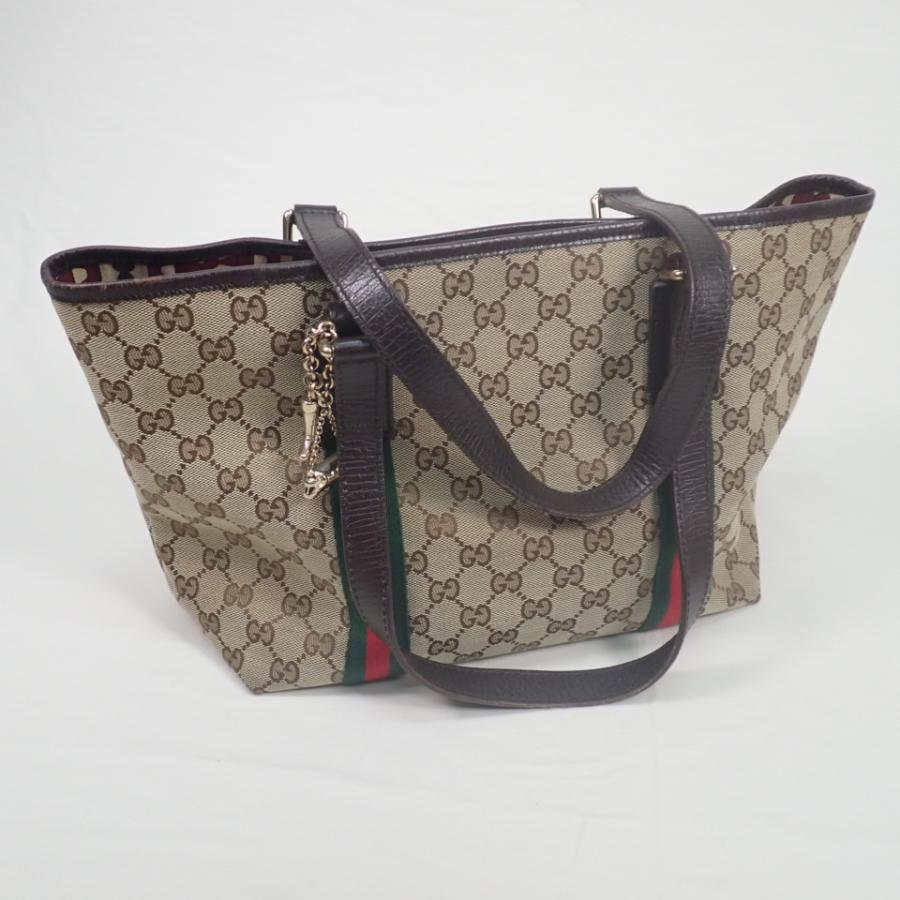 GUCCI GUCCIグッチ シェリーライン GGキャンバス トートバッグ 137396 