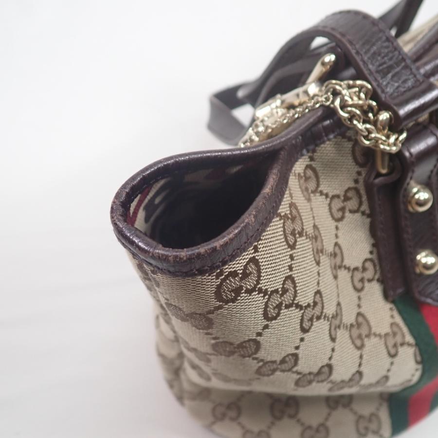 GUCCI GUCCIグッチ シェリーライン GGキャンバス トートバッグ 137396