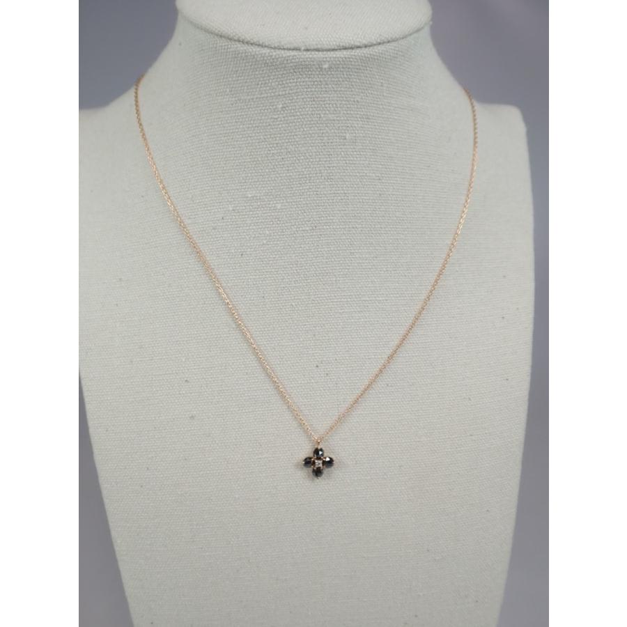 K18 ダイヤ入 ネックレス 0.33ct