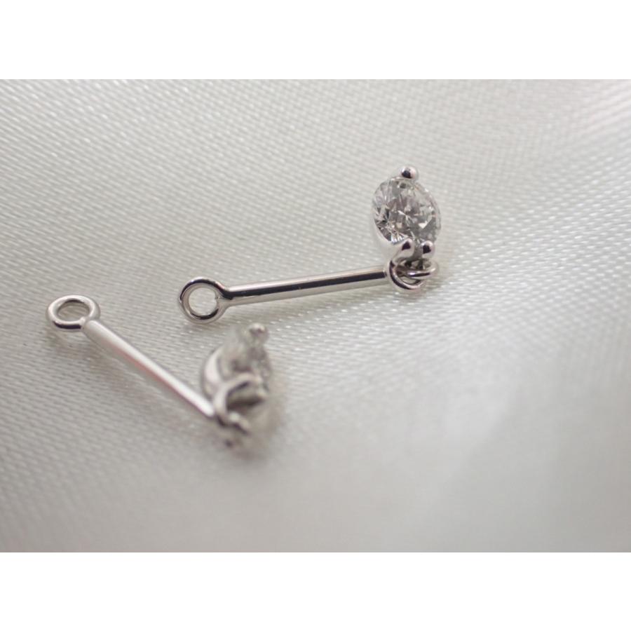 ☆K18WG ダイヤモンド ピアス 2way タイプ : Pawn Shop やまき ☆K18WG ダイヤモンド ピアス 2way タイプ : Pawn Shop やまき