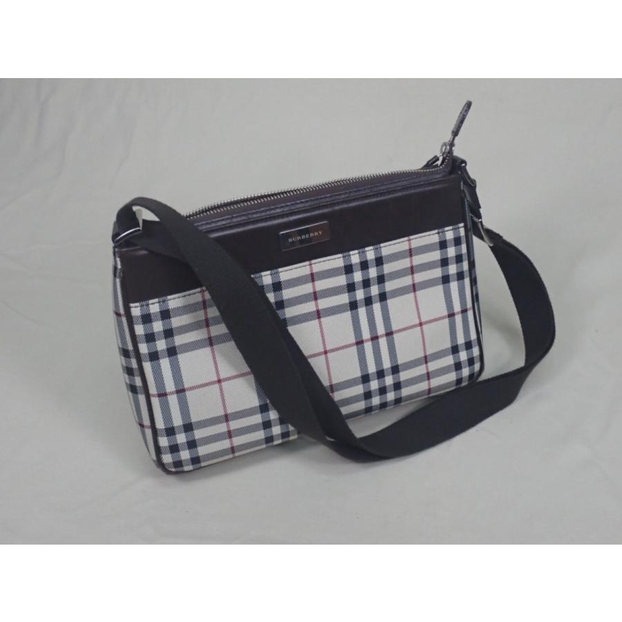 BURBERRY バーバリー ショルダーバッグ チェック柄ヨコ型 斜め掛け 