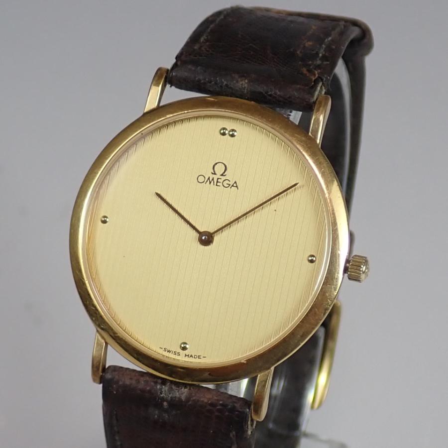 DE VILLE OMEGA オメガ デビル メンズ腕時計 クオーツ 中古 ラウンド