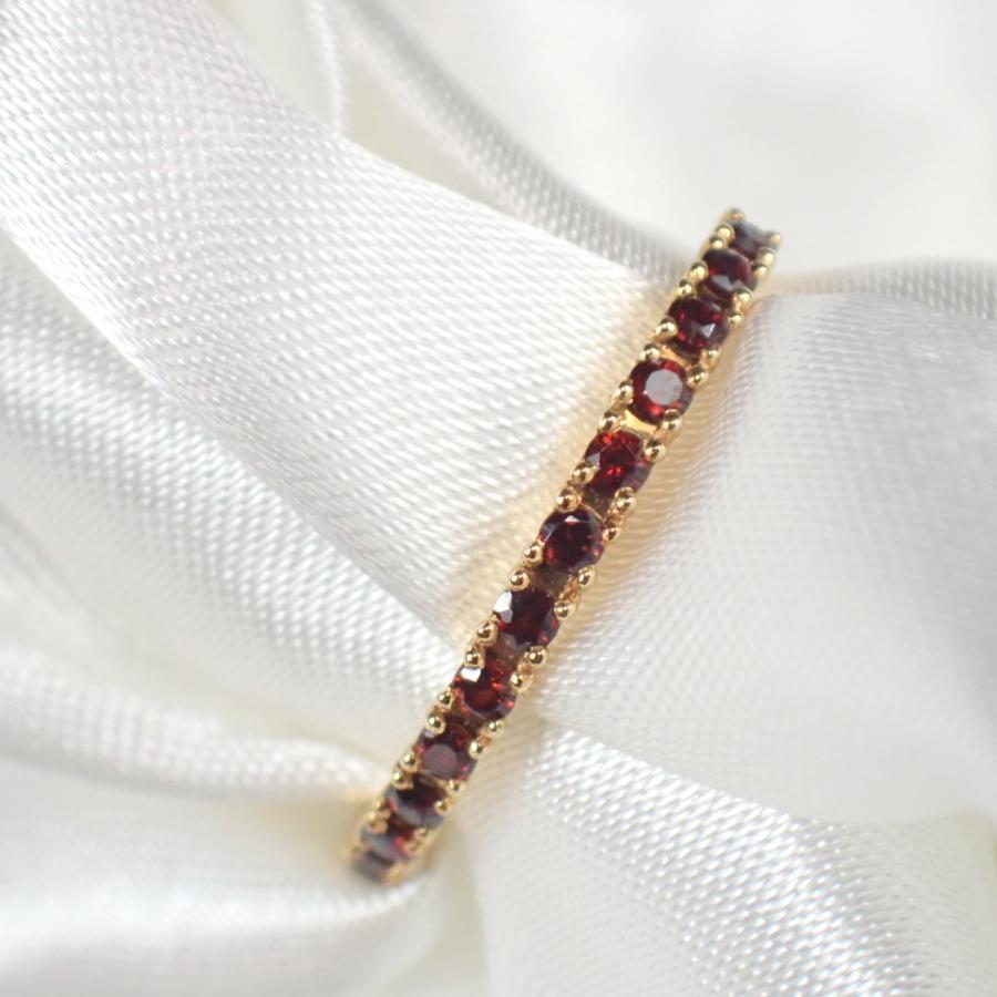 VENDOME AOYAMA（ヴァンドーム青山） K18 イエローゴールド ガーネット