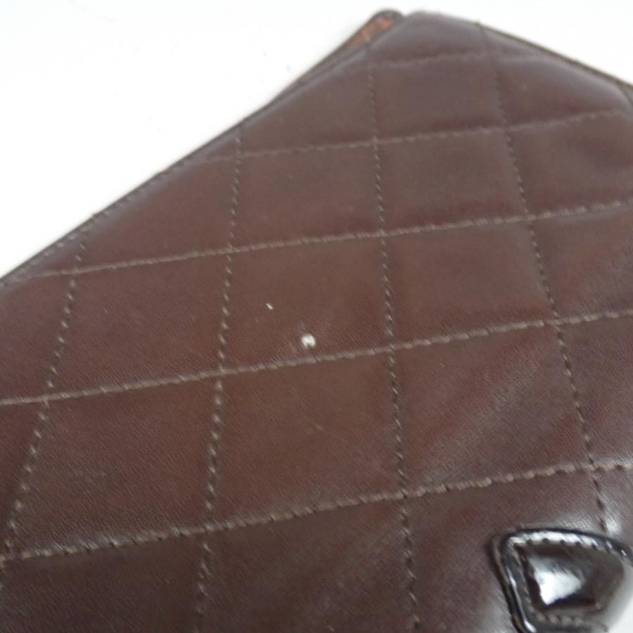 CAMBON CHANEL シャネル カンボンライン 長財布 ブラウン