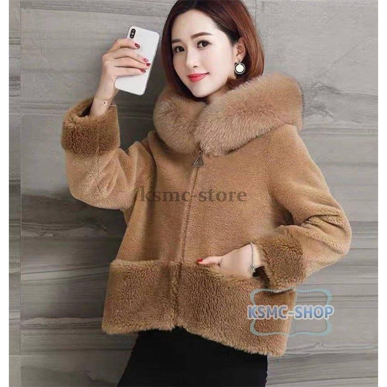 激安店舗 女性 暖かい 上品 シンプル 毛 冬 秋 フード付き 人気 コート ショート丈 ファー ジャケット アウター レディース フェイクファー ファーコート 防寒 40代 30代 パーカー サイズ L Michiganestateplanning Com