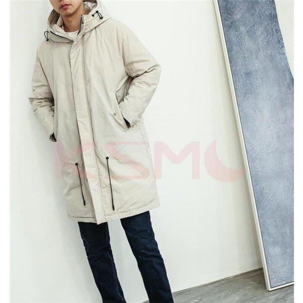 新しく着き ゆったり 格好いい シンプル 防風 防寒 フード付き 厚手 ロングコート ダウンコート メンズ ダウンジャケット ファション 冬 アウター ダウンコート カラー ブラック Www Gatorheatandair Com