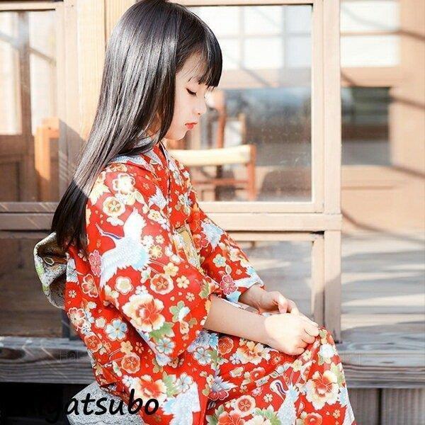 タイムセール 子供浴衣 浴衣セット キッズ浴衣 作り帯 女の子 和装 和服 子供 キッズ かわいい おしゃれ 夏祭り お祭り Blog Melen Sa