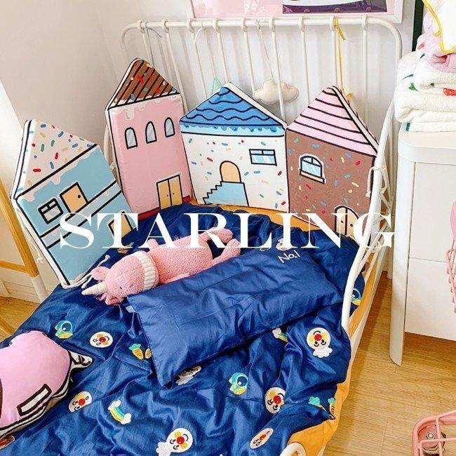 上品 4個セット クッション サイドガード ベビーベッド 赤ちゃん ベッドガード ハウス型 お歳暮 福袋22 おしゃれ 北欧 ベッドガード カラー ブラック qhema Com