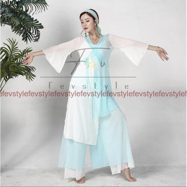 上品 中国風踊りダンス衣装レディース古典ダンス衣装3点セットレッスン漢服七分袖羽織り ワイドパンツ キャミ ガウチョパンツ中華演出服 ドレス ダンス衣装 カラー レッド qhema Com