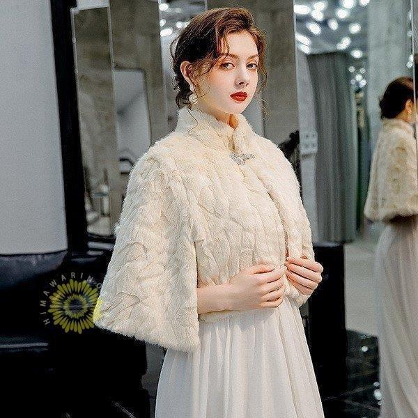 買取り実績 秋冬 防寒ボレロ コート かわいいボレロ 結婚式 ボレロ フォーマル パーティードレスにぴったり お呼ばれ マント ポンチョpj079 ボレロ Www Coniex Com