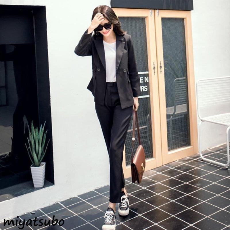 人気ブランドの ストレッチ ビジネススーツ 2点セット セレモニースーツ 50代 40代 30代 入園式 卒園式 ママ 服装 レディース パンツスーツ 卒業式 スーツ 卒業式 母 服 その他ボトムス パンツ サイズ S