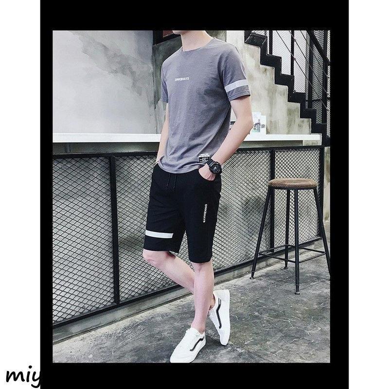 グランドセール 半袖 メンズ 上下セット ジャージ スウェット セットアップ ファッション カジュアル パンツ Tシャツ ルームウェア 薄手 2点セット ジャージ スウェット上下セット サイズ Xl qhema Com