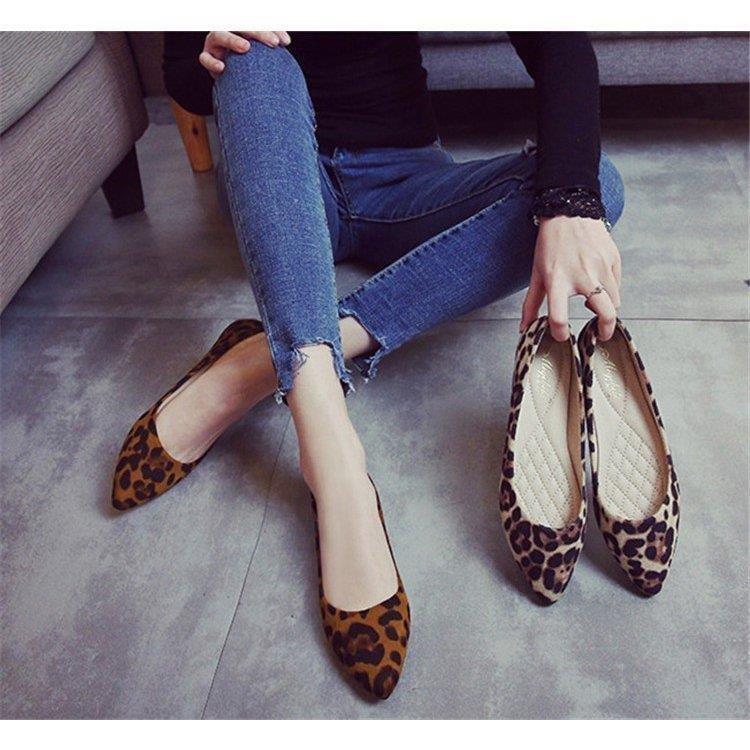 レディースファッション ヴィンテージ復刻 ヒョウ柄フラットパンプスフラットシューズレディースアニマル柄豹柄レオパードぺたんこパンプス Zn1337r0sl Www Ludlowbar Com Au
