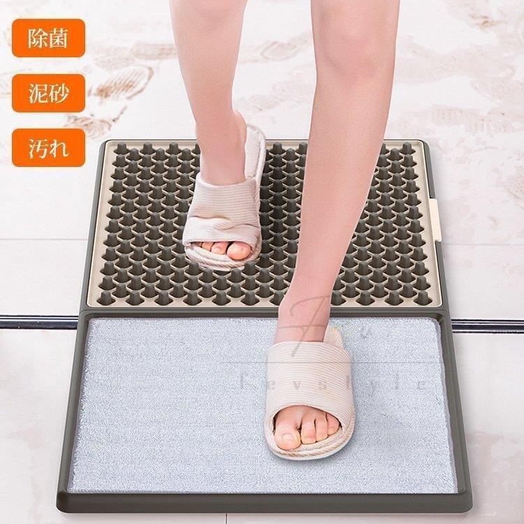 セール登場から人気沸騰 玄関マット 除菌 ドアマット ドアマット 水 消毒液で洗う 靴底 除菌 泥落とし 業務用 フロアマット 屋外用ドアマット トイレマット バスマット 滑り止め 除菌 業務用 オフィス 店舗 家庭 乾燥 吸水 K15aa7be Ceaストア 売上超安い