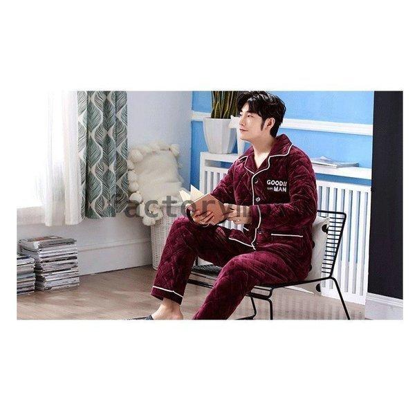 パジャマ メンズ 長袖 上下セット 前開き 冬向き おしゃれ 暖か 前開きパジャマ 厚手 部屋着 ルームウェア 防寒 寝巻き Xhf8zzikyw メンズファッション Valleymill Com