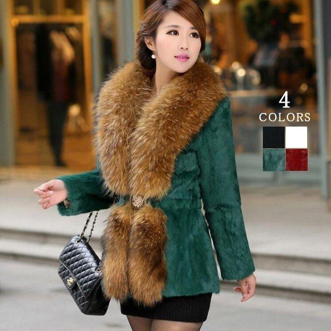 ファーコート レディース 毛皮コート ショット ミンク ボリュームファー襟 おしゃれ 上着 暖かい 秋冬 防寒 送料無料 Yid9gf04va レディースファッション Www Robotnature Com