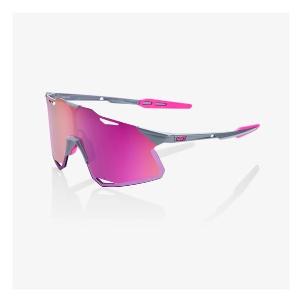 ワンハンドレッド サングラス hypercraft Purple 100% 100% ワンハンドレッド HYPERCRAFT - Gloss Light Grey Purple