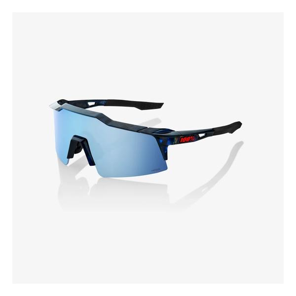 ワンハンドレッド サングラス 100% SPEEDCRAFT SL Black Holographic HiPER  Blue Multilayer Mirror Lens スピードクラフト 自転車 野球｜cebs-sports｜02