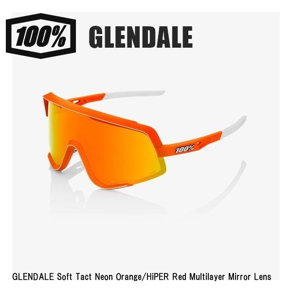 100% ワンハンドレッド GLENDALE Soft Tact Neon Orange/HiPER Red