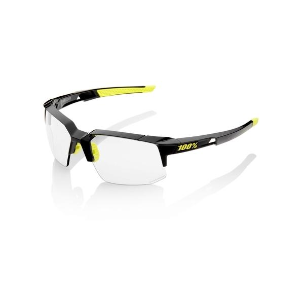 ワンハンドレッド サングラス 100% SPEEDCOUPE Gloss Black/Photochromic Lens サングラス スポーツサングラス 自転車 野球_1