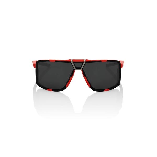 ワンハンドレッド サングラス 100% EASTCRAFT Soft Tact Red Black Mirror Lensの画像