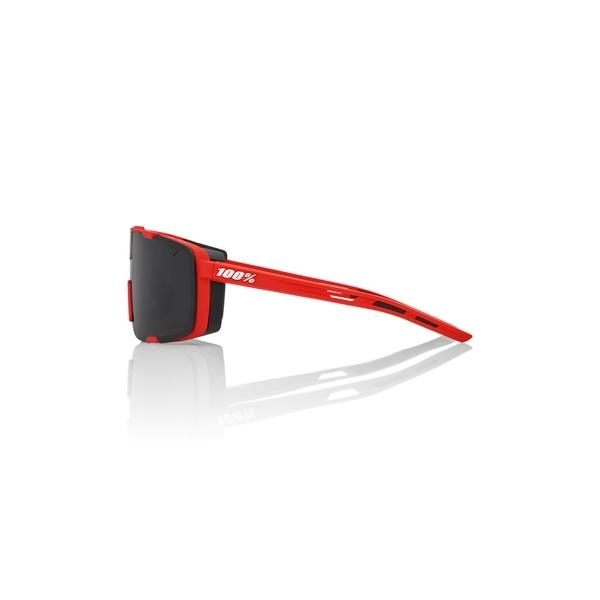 ワンハンドレッド サングラス 100% EASTCRAFT Soft Tact Red Black Mirror Lensの画像