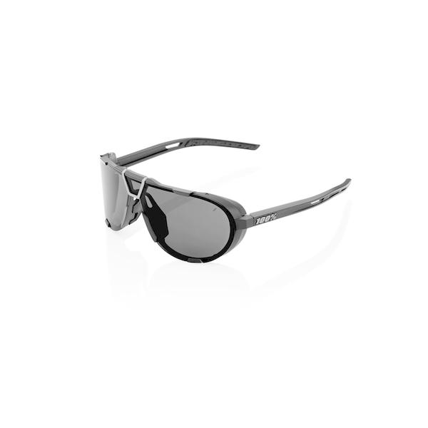 100% ワンハンドレッド サングラス WESTCRAFT Matte Black Smoke Lens