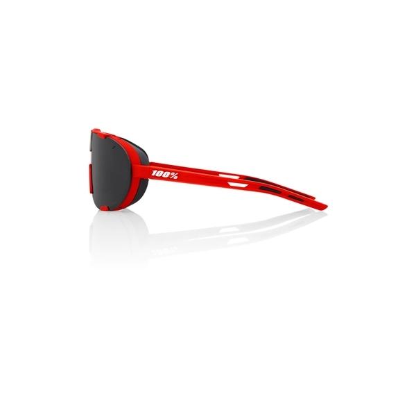 ワンハンドレッド サングラス 100% WESTCRAFT Soft Tact Red Black Mirror Lens 自転車 野球の画像
