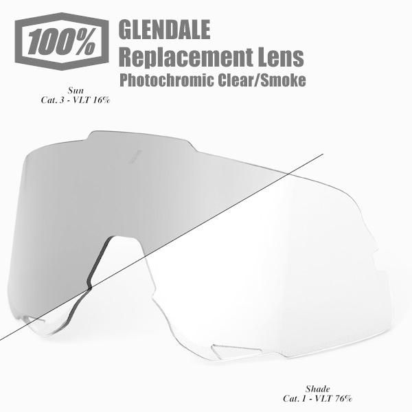 ワンハンドレッド サングラス 100% スペアレンズ サングラス Glendale スポーツサングラス 野球