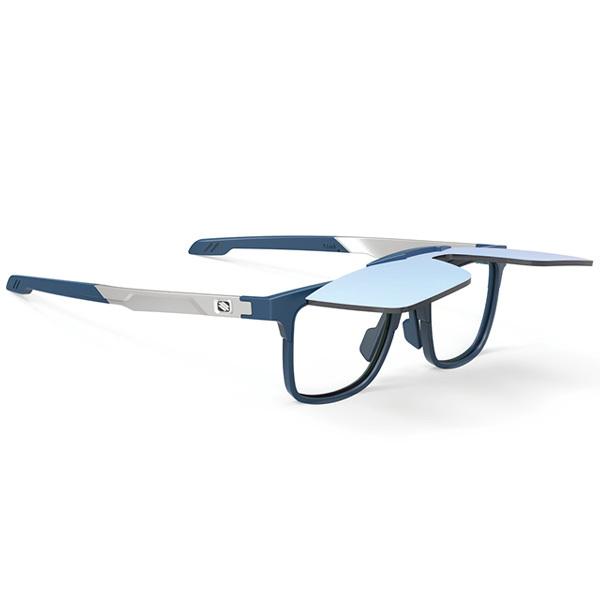 RUDYPROJECT ルディプロジェクト スポーツサングラス INKAS FLIP-UP インカス フリップアップ ブルーネイビーマットフレーム マルチレーザーアイスレンズ_1