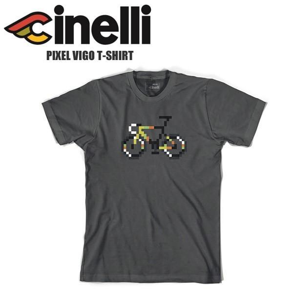 cinelli チネリ Tシャツ 半袖 シャツ PIXEL VIGO T-SHIRT 自転車 ロードバイク｜cebs-sports