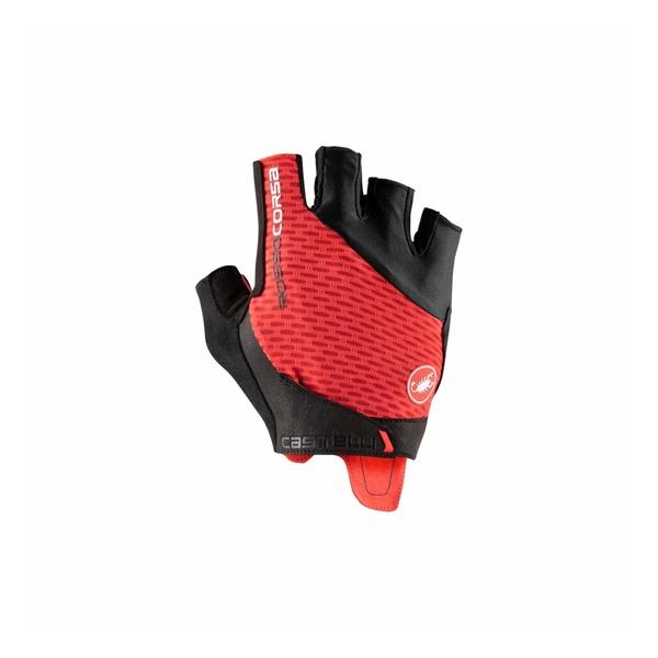 CASTELLI カステリ ROSSO CORSA PRO V GLOVE RED 4521024-023 サイクルハーフグローブ 自転車｜cebs-sports｜02