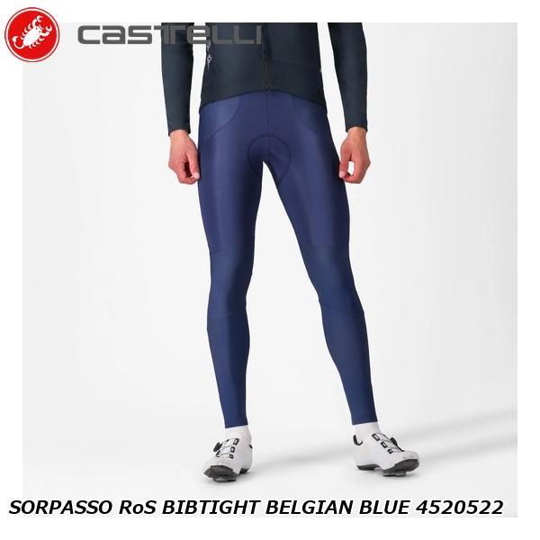 CASTELLI カステリ ROSSO CORSA ビブタイツ サイズL Castelli (カステリ) ビブタイツ LサイズSorpasso RoS CASTELLI