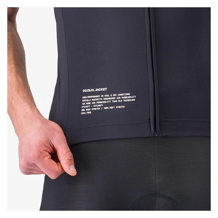 Castelli（カステリ） DO.DI.CI. SHORT SLEEVE JACKET LIGHT BLACK