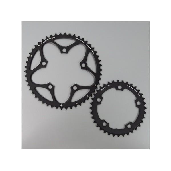 （Sugino/スギノ)（自転車用チェーンリング）PE-110S チェーンリング(46/48/50) ブラック 48T