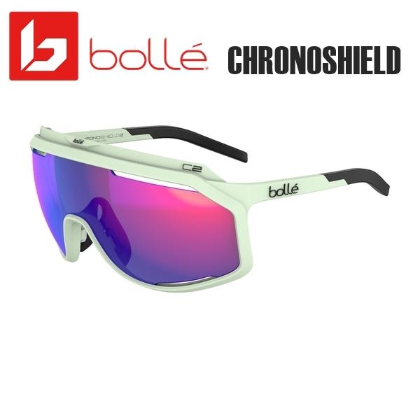 bolle ボレー BS018006 CHRONOSHIELD サングラス MatCrtr Grn Volt+ Ultraviolet 2022 スポーツサングラス 自転車