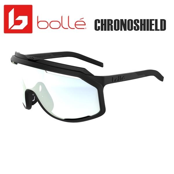 bolle ボレー BS018005 CHRONOSHIELD サングラス Matte Black Phntm Clear Green スポーツサングラス 自転車