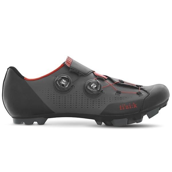 fizik フィジーク MTBシューズ X1 INFINITO BOA GR/RED サイクルシューズ サイクリングシューズ｜cebs-sports