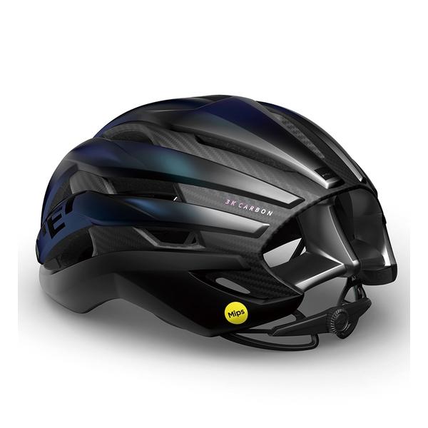 MET メット ヘルメット TRENTA 3K CARBON MIPS Blue Iridescent/Matt 自転車 ヘルメット ロードバイク｜cebs-sports｜03