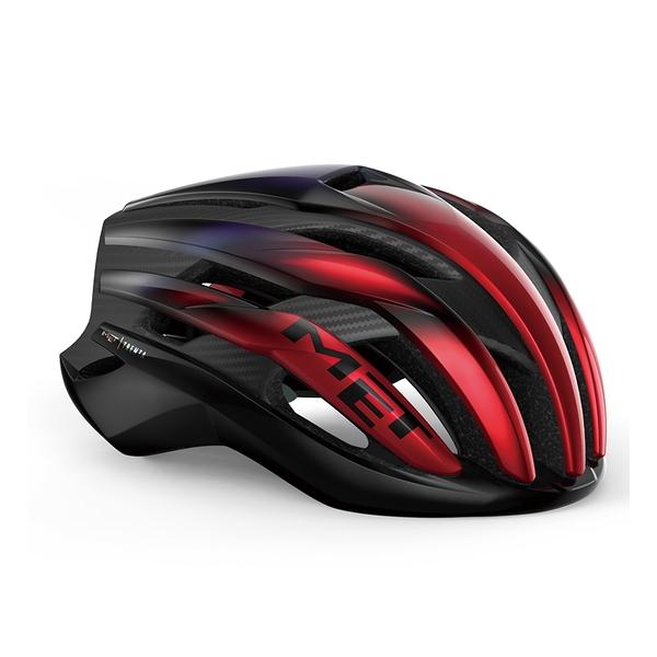 MET メット ヘルメット TRENTA 3K CARBON MIPS Red Iridescent/Gloss 