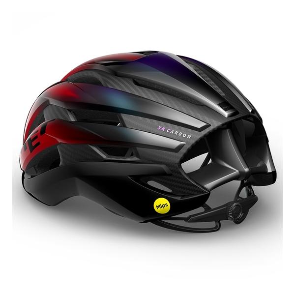 MET メット ヘルメット TRENTA 3K CARBON MIPS Red Iridescent/Gloss 
