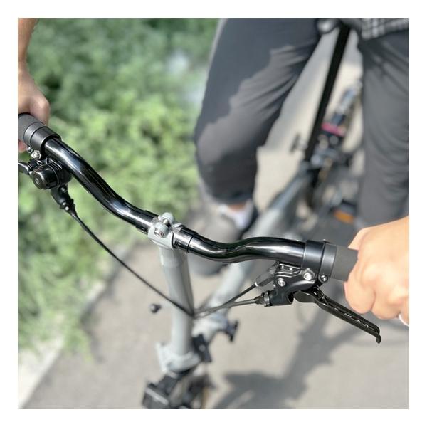 NITTO ハンドル B222AAF Φ25.4 NITTO 日東 B222AAF 560mm 25.4 (60mmUP) 小径車用 自転車 ライザー
