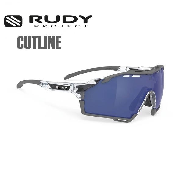 RUDY PROJECT ルディプロジェクト CUTLINE カットライン クリスタルグロスフレーム マルチレーザー ディープブルーレンズ SP635896-0000 サングラス