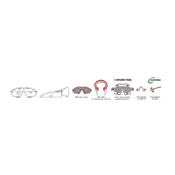 RUDY PROJECT ルディプロジェクト CUTLINE カットライン クリスタルグロスフレーム マルチレーザー ディープブルーレンズ SP635896-0000 サングラス_2