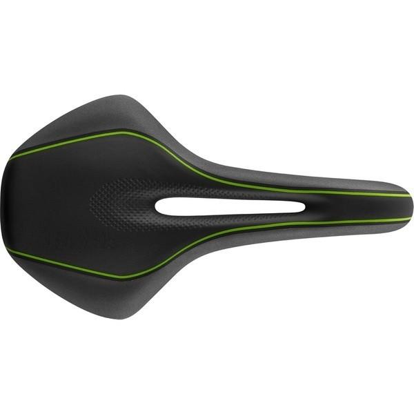 （fizik/フィジーク)（自転車用サドル）LUCE(ルーチェ) S-alloyレール forウーマン ラージ ブラック/ライム(70B4SA13041)