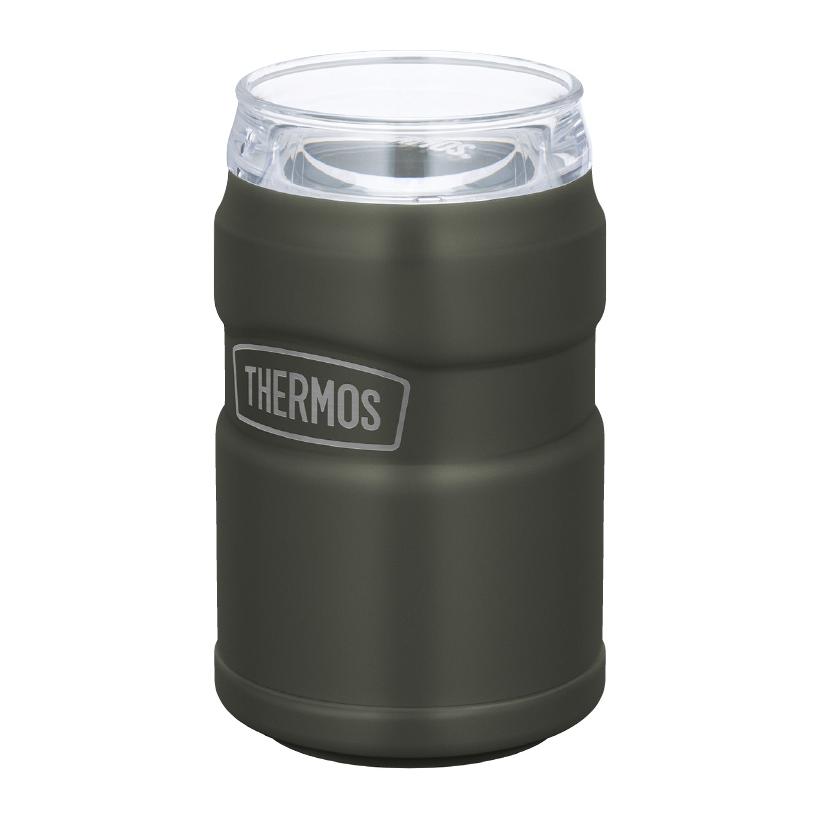 THERMOS サーモス WBT07603 ROD-0021 保冷缶ホルダー カーキ 自転車 ボトル 水筒｜cebs-sports｜02